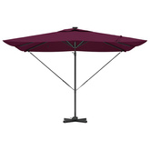 Parasol plażowy Bordeaux Czerwony 286 x 284 x 270 cm