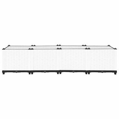 Donica do podwyższonej rabaty, 160x40x38 cm, polipropylen