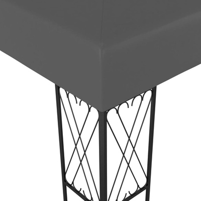 vidaXL Altana, 3 x 3 m, antracytowa, tkanina