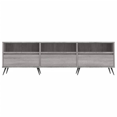 vidaXL Szafka pod TV, szary dąb sonoma, 150x30x44,5 cm wariant 6