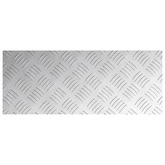 Stopień Prostokątny 4 pcs Srebrny 50 x 20 cm Aluminium