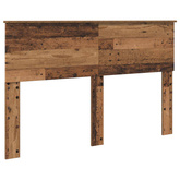 Ramka łóżka Stare drewno 140 x 190 cm Drewno inżynieryjne