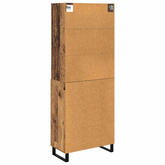 Highboard 2 szt. Stare drewno 69,5 x 34 x 180 cm