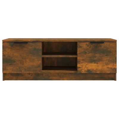 vidaXL Szafka pod TV, przydymiony dąb, 197x35x52 cm model standard