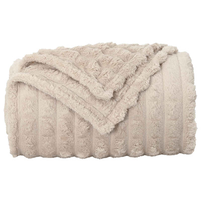 Koce narzutowe 6 pcs Beżowy 150 x 130 cm Polar