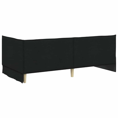 Rama Łóżka Narożnego z Materacem 2 szt. Czarny 80 x 200 cm