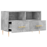 vidaXL Szafka pod TV, szarość betonu, 80x36x50 cm wariant 6