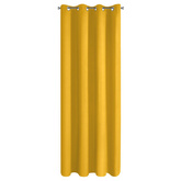 Zasłona Parisa musztardowa 140x250