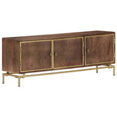 vidaXL Szafka pod TV, 120x30x46 cm, lite drewno mango