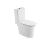 Kompakt wc, qfs, infinito okrągły, biały z deską wolnoopad. CE-85-001-I Invena