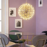 Lampa Wisząca Złota LED 35W Abruzzo Sofia Barwa Ciepła