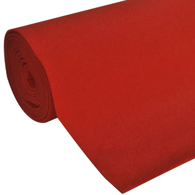 vidaXL Czerwony dywan 1 x 10 m, bardzo ciężki 400 g/m2