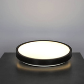 Plafon PERETI 18W czarny pierścień 29,5cm, 3000K barwa ciepła, 1800lm, IP44, 220-240V EDO777611 EDO Solutions