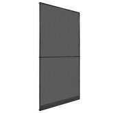 Screen na owady z zawiasami Antracytowy i czarny 120 x 240 cm