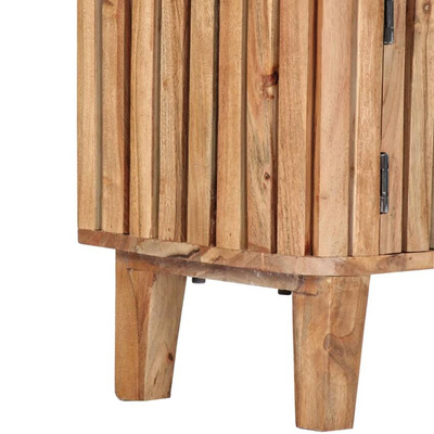 vidaXL Szafka pod TV, 130 x 30 x 45 cm, lite drewno akacjowe