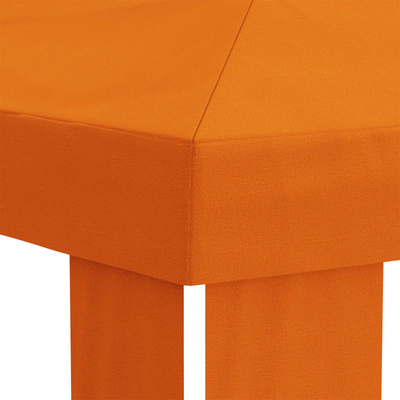 Pokrycie altany 6 x 3 m pomarańczowy Poliester 190 gsm