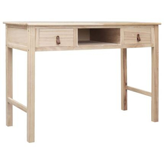 vidaXL Biurko, naturalne, 110 x 45 x 76 cm, drewniane