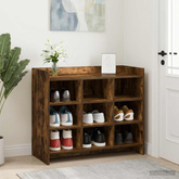 Szafka na buty z przechowywaniem Dąb wędzony 85 x 39,5 x 70 cm