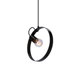 Lampa wisząca czarna metalowa Nexo Ledea 50101199