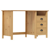 vidaXL Biurko Hill z 3 szufladami, 120x50x74 cm, lita sosna model standard