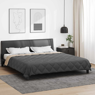 Kołdra na cały rok Antracyt i Taupe 200 x 200 cm Mikrofibra