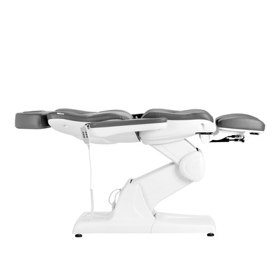 Fotel kosmetyczny elektr. Azzurro 870S pedi 3 siln. szary 109082