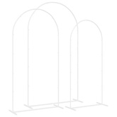 Łuk Ślubny 3 pcs Biały Stal