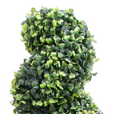 Spirala ze sztucznego bukszpanu, z doniczką, zielona, 100 cm