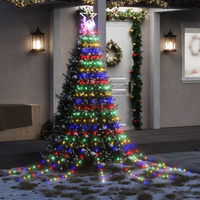 Lampki choinkowe, 320 LED, kolorowe, 375 cm