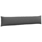 Poduszki na sofę 2 pcs Ciemnoszary 200 x 40 cm