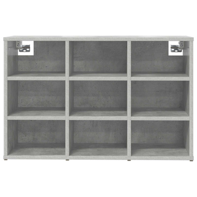 Szafka na buty z półką Betonowy szary 77,5 x 30 x 51 cm