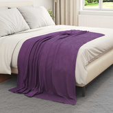 Koce narzutowe 24 pcs Fioletowy 170 x 130 cm Polar
