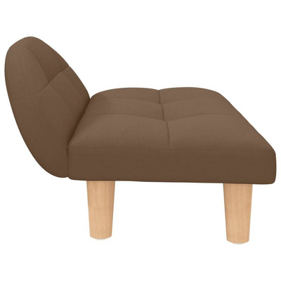 vidaXL Legowisko dla psa, brązowe, 70x52x30 cm, obite tkaniną