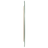 Lustro łazienkowe LED przezroczysty Ø 50 cm szkło hartowane