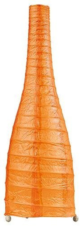 Lampka nocna Butelka papierowa pomarańczowa E14 stołowa