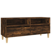 vidaXL Szafka pod TV, przydymiony dąb, 100x34,5x44,5 cm