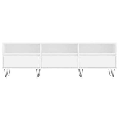 Szafka pod TV, biała, 150x30x44,5 cm, materiał drewnopochodny vidaXL