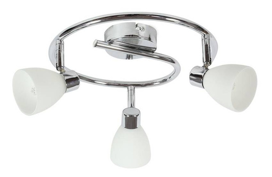 Lampa sufitowa Candellux 98-66633 spirala E14 szary