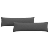 Poduszki na sofę 2 pcs Ciemnoszary 145 x 40 cm