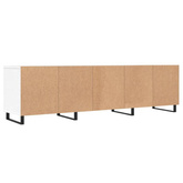 vidaXL Szafka pod TV, biała, 150x30x44,5 cm, materiał drewnopochodny wariant 7