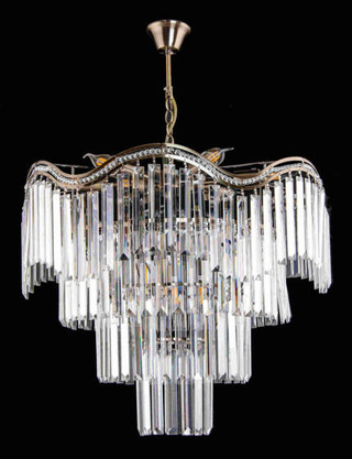 Lampa wisząca CHROM kryształ W-E 1735/9 AB