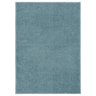 vidaXL Dywan z krótkim runem, 140 x 200 cm, niebieski