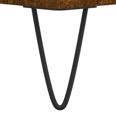 Szafka pod TV, przydymiony dąb, 102x36x50 cm vidaXL
