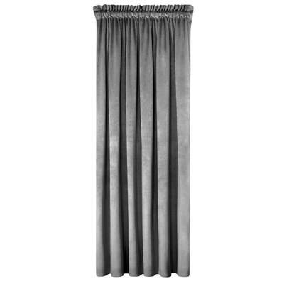 Zasłona Melanie stalowa 140x270