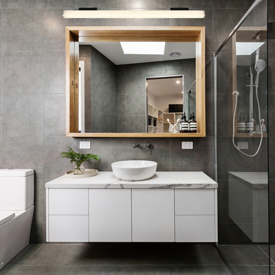 Kinkiet nad lustro Abigali Da Vinci 30W 100cm czarny