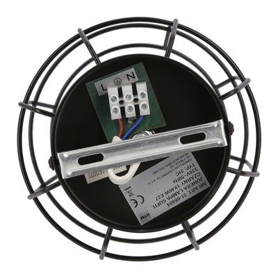 Jonera lampa sufitowa czarny 1X40 E27 klosz dymiony 31-08404