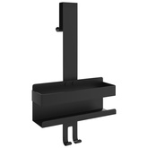 Wiszący organizer prysznicowy, czarny mat, stal nierdzewna 304