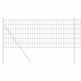 Ogrodzenie Euro 0,4 x 50 m Żelazo pokryte PVC Szary