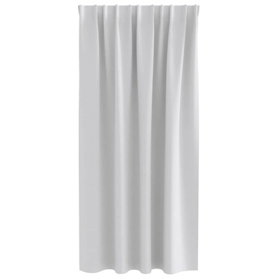Firany blackout z kółkami 2 pcs Jasnoszary 175 x 140 cm