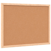Tablica magnetyczna z ramą z litego drewna sosnowego 40x30 cm